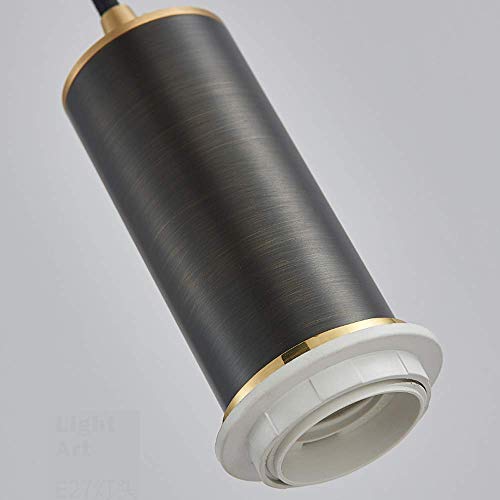 Lámpara de techo elegante de lujo con base E27 y acabados metálicos sofisticados 7