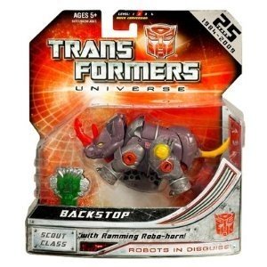 Transformers Universe Backstop 93771, jouet robot transformable Level 2 de 15 cm pour passionnés