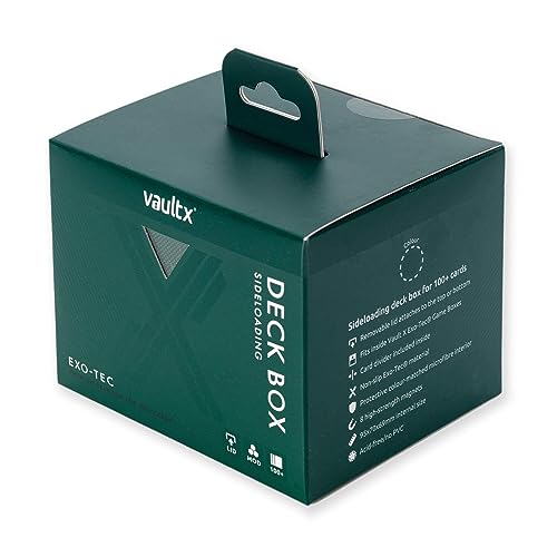 Vault X Trading Card Sideloading Deck Box, 100+ sleeved cards, Premium Exo-Tec Material, Card Holder Storage Box - Image 4