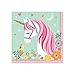 Amscan 511929 - serwetki obiadowe z magicznym jednorożcem - 16 sztuk