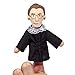 The Unemployed Philosophers Guild Ruth Bader Ginsburg Magnetic Personality - Plush Finger Puppet and Refrigerator Magnet, Approx 4
