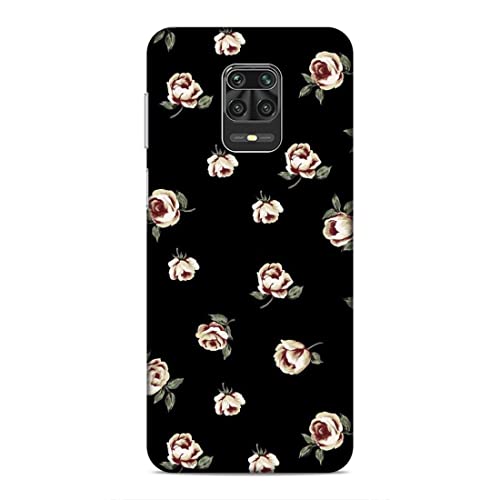 Image of Printed Mobile Back Hard Case Cover for Xiaomi Redmi Note 9 Pro /Note 9 Pro Max | Multi Roses, Black Background, A-2183