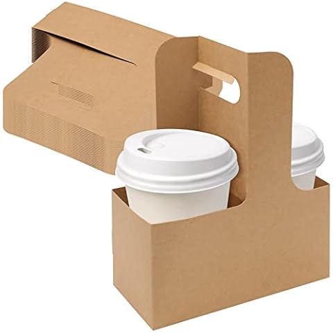 25 Pack Eco-Friendly 2 Cup Drink Carrier Cover