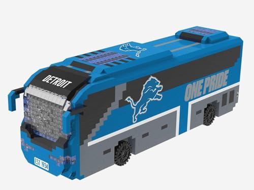 Detroit Lions BRXLZ Team Bus Building Block Set