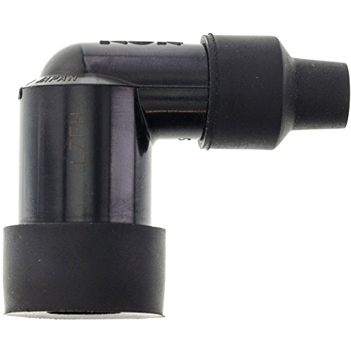NGK NGK 8710 Lot de 10 connecteurs de bougie d'allumage étanches 8710 + 12 + 14 x 90° Noir
