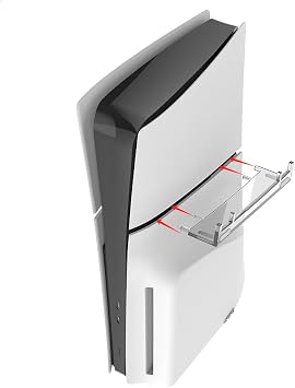 PS5 Cooling Stand - Horizontal Placement Bracket Holder Compatible with PS5 (Digital&Disc)
