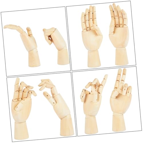 Modèles de mains en bois pour réussir vos dessins anatomiques complexes - 5
