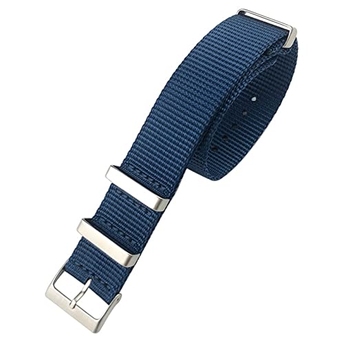 Bracelet montre nylon 20mm agate pour Omega Seamaster et Seiko