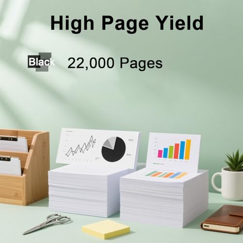 Image of 71C1HK0 Black High Yield Toner Cartridge Replacement for CS730 CX735 Toner Cartridge Work for Lexmark CS737dze CX730de CS735de CS730de Printers（2-Black，22,000 Pages）