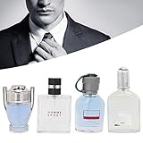 4pcs 25ml Hombres Perfume Perfume natural de larga duración Perfume masculino Spray Set de regalo, Perfume ligero Regalo de perfume de Colonia, Caja de regalo de 4 botellas