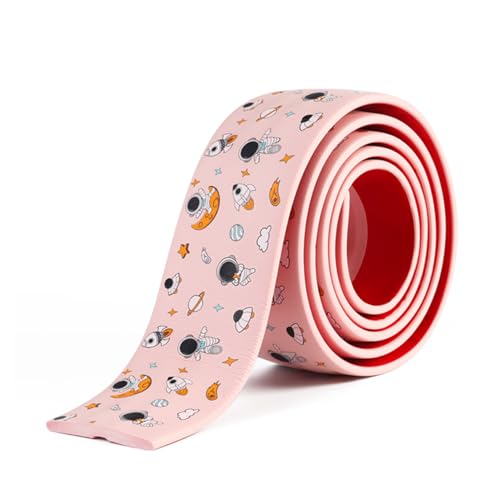 Edge Protector for Baby, 6.5ft Baby Proofing Edge Corner Protector with Adhesive Backing for Smooth Surfaces, Soft Rubber Foam Furniture Edge Pad(Pink)
