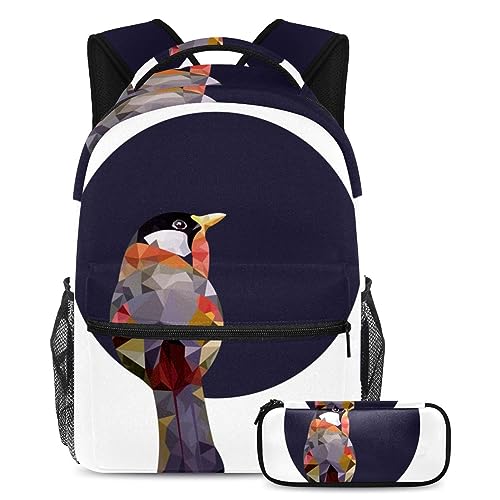 Sac à dos à fleurs violettes pour les voyages scolaires et le collège