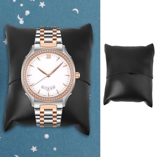 6stücke Teiliges Schwarzer Pu-Armband-uhrenkissen Für Schmuck-präsentation Für Schmuckkästen Vitrinen Dekoration Von Verkaufsständen – Bild 6
