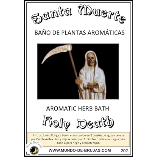 Aromatyczna kąpiel roślin Santa Death