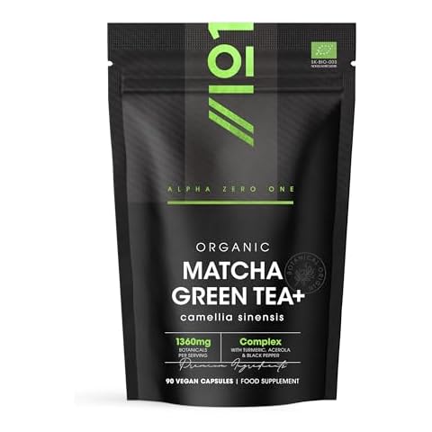 Organic Matcha Green Tea Extract with Turmeric Cover