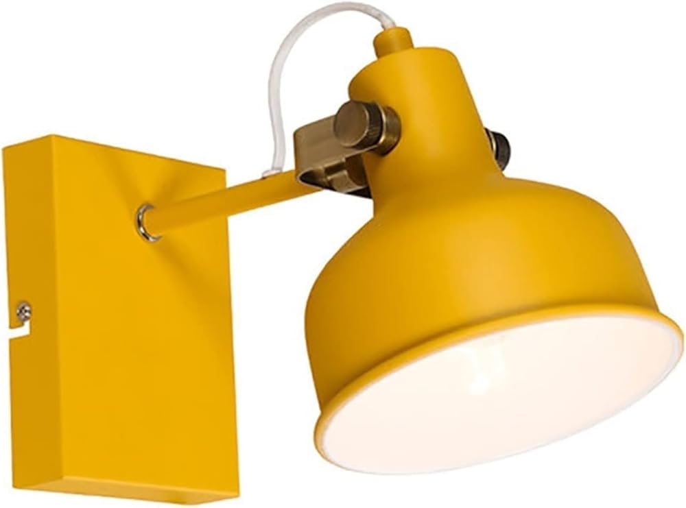 HYJAUSXB lamp Wall Mounted Lamp - 1 Light, Northern Europe Lighting with Adjustable Arm Minimalist Art Compatible Bedside Light,Chandelier Light light