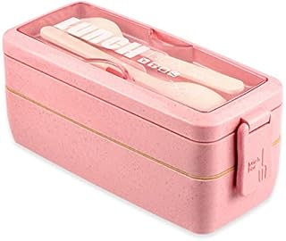 Kisstta Bento Lunch Box for Kids, Lunch Box with Compartments, Stackable Leakproof Bento Box Lunch Box Adults & Kids,Boys/Girls Lunch Box Containers, Microwave Safe