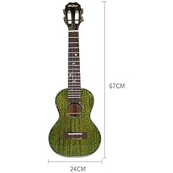 Ukulele Music Instrument Starter Gift Green Mahogany Hawaii Guitar Ukulele 4-String Piano (Color : Green) (Green) - Les Beatles, Paul McCartney, John Lennon, RIngo Starr, George Harrison Ukulele Music Instrument Starter Gift Green Mahogany Hawaii Guitar Ukulele 4-String Piano (Color : Green) (Green) – Image 3