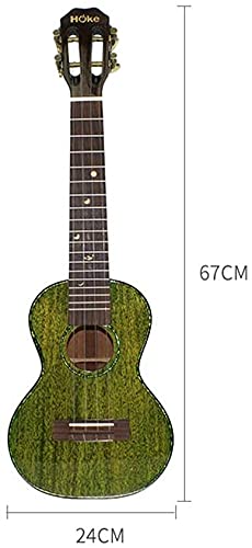 Ukulele Music Instrument Starter Gift Green Mahogany Hawaii Guitar Ukulele 4-String Piano (Color : Green) (Green) - Les Beatles, Paul McCartney, John Lennon, RIngo Starr, George Harrison Ukulele Music Instrument Starter Gift Green Mahogany Hawaii Guitar Ukulele 4-String Piano (Color : Green) (Green) – Image 4