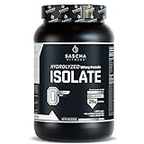 Sascha Fitness Hydrolyzed Whey Protein Isolate,100% Grass-Fed (2 Pounds, Unflavor))