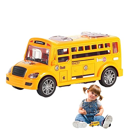 Brinquedo de ônibus escolar para crianças,Veículos Inerciais Brinquedos para Crianças - Veículos por