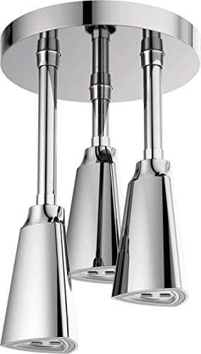 Delta 57140-25-L Universal Shower Head, 2.5 GPM Water Flow, Chrome