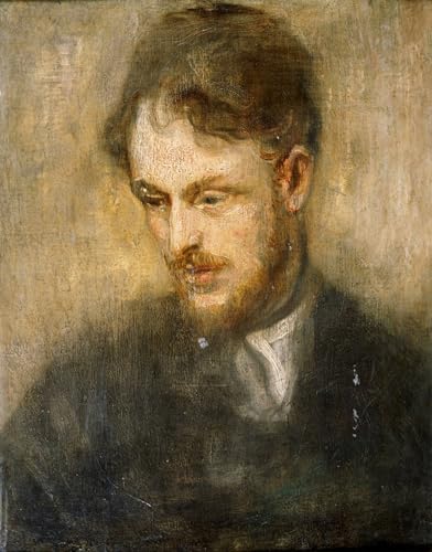 Toile peinture murale Ambrose McEvoy portrait abstrait salon chic
