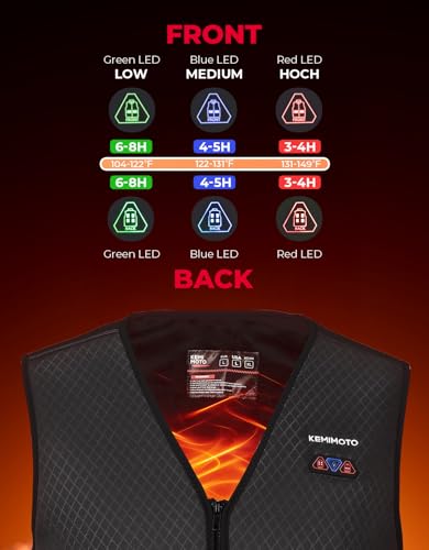 KEMIMOTO Heated Vest for Men with Battery Pack Included, Lights-out Design, Electric Warming Vest for Hunting Winter Sports2