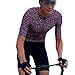 Maillot ciclismo manga corta corte con tejido ligero para hombre y mujer rosa, Hombre, color de la imagen 2, L