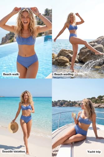 Image of Beautikini Period Swimwear Bikini Menstrual Swim Bottoms Leakproof Bathing Suits for Teens Girl