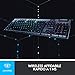 immagine 2Logitech G 915 Tastiera Gaming Meccanica Wireless Light Speed, Clicky Switches, US Intl. Layout, Sistema RGB, Nero (Carbon)