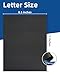 Dynta Binding Covers 120 Pack Black Sand-Textured Report Covers Sheets for Binding, Letter Size 8-1/2 x 11 Inches, 14 mil Presentation Binder, Office Supplies, Un-Punched, Square Corners