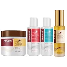 Karseell Collagen Hair Treatment Travel set For Dry Damaged Hair All Hair Types 3.38floz +2.4floz+2.4floz