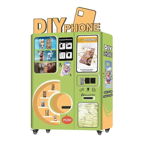 Automatic Phone case Vending Machine, self-Service Vending Machine, Compatible with All Phone case Models, Suitable for Retail Stores/Event venues/Community Centers.