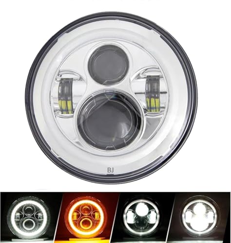 Phare de moto LED 7 pouces pour rouler en sécurité en Harley Electra Glide - 3