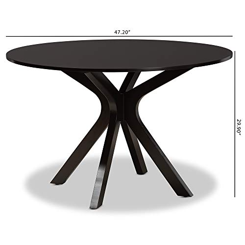 image for Baxton Studio Kenji Modern and Contemporary Dark Brown Finished 48-Inc