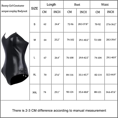 Maslolove Bunny Costume Womens Bunny Girl Suit One Piece Bunny Bodysuit Halloween Anime Costume,7 Piece Set #TOP6