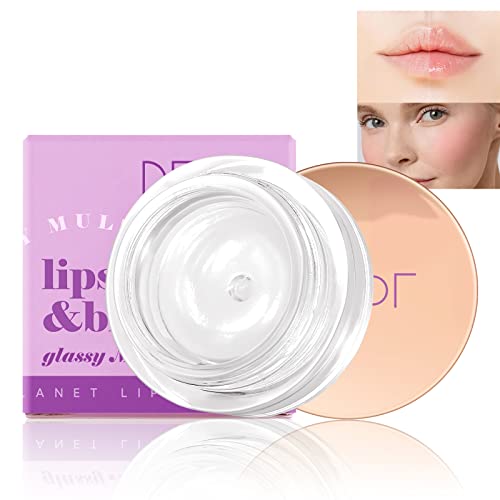 Royues Color Changing Blush Lip Gloss For Lips Cheeks,Can Change Color,For All Skin,Natural, Moisturizing, Waterproof, Long-Lasting,0.19Oz #TOP23