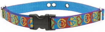 LupinePet 3/4-Inch Peace Pup 16-24-Inch Containment Collar Strap for Medium to Large Dogs