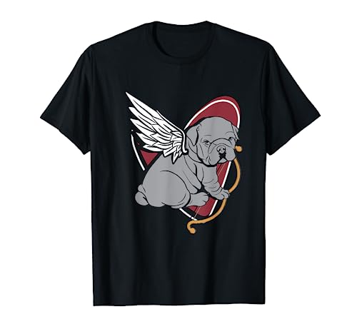 Niedliche englische Bulldogge Welpe Amor | Englische Bulldogge Besitzer T-Shirt