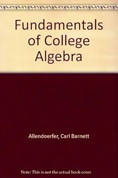 Textbook Binding Fundamentals of College Algebra Book