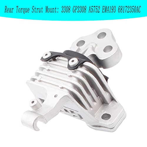 Engine Motor Mount & Trans Mount Compatible With 2015-2017 Chrysler 200 3.6L 2014-2022 Cherokee 3.2L Replacement For 3379 3308 3380 A5824 A5752 A5825 #TOP3