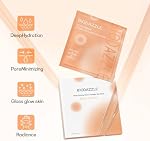 BIODAZZLE Collagen Overnight Deep Hydrating Face Mask, Glass Glow Skin,Elasticity Firming And Moisturizing,33gx4ea