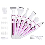 OBR KING Facial Hair Removal for Women 6 in 1 Nose Hair Trimmer Eyebrow Razor Bikini Trimmer Pubic H