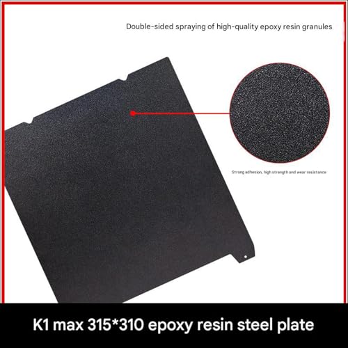 Plaque de construction 315 x 310 mm acier époxy double face résout décollement impression 3D - 4