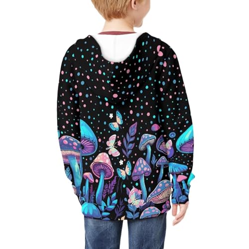 Hawapod Girls Zip Up Hoodies For 6-16 Years Winter Warm Sweatshirt Pullover With Pockets Outerwear4