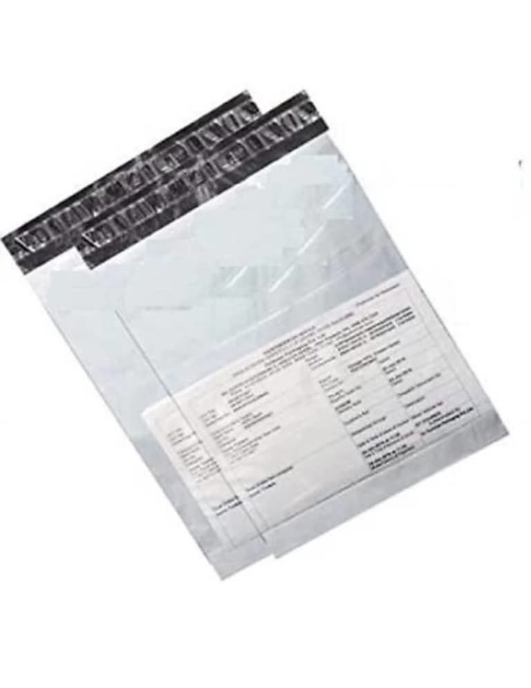 Elegance pack of 50 Economy 60 Microns 12x14 (12 x 14 inches) with Document Pouch POD Jacket, Temper proof Courier Bags/Envelopes/Pouches/Cover Polybags for Shipping/Packing/Mailing/Packaging (B0B85265T1) Amazon Price History, Amazon Price Tracker