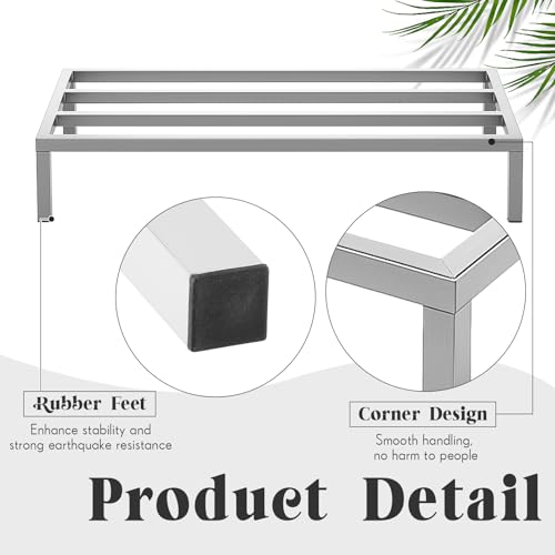 Image of MorningRo 1 Pack Dunnage Rack 48 inch Long x 20 inch Wide, 7.9 inch Height