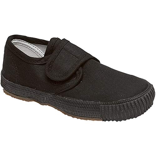 boys black plimsolls