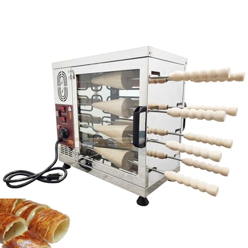 BEILOCKERY Commercial Electric Chimney Cake Maker Oven Machine, 3200W 110V